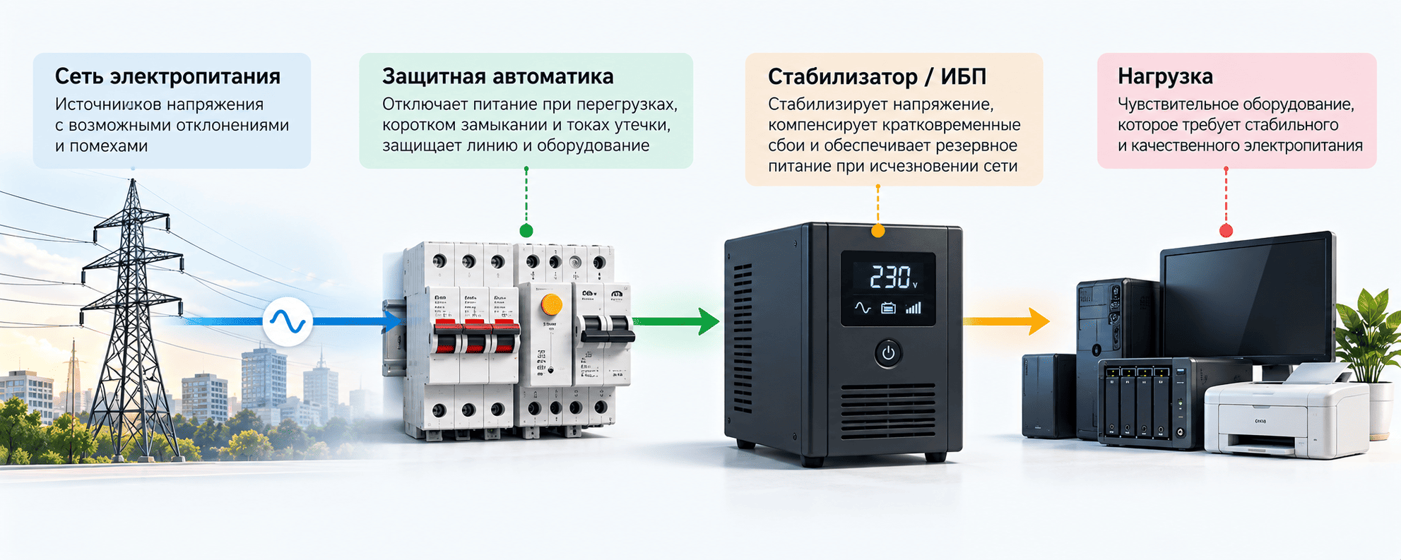 схема электропитания