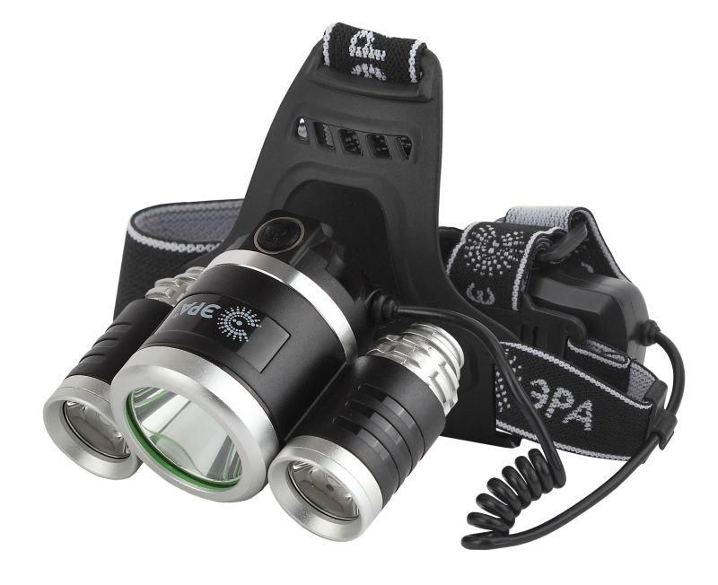 фонарь аккумуляторный налобный ga-809 8вт 3smd cree high power headlamp алюм. эра б0056111 от магазина Штепсель и батарейка.