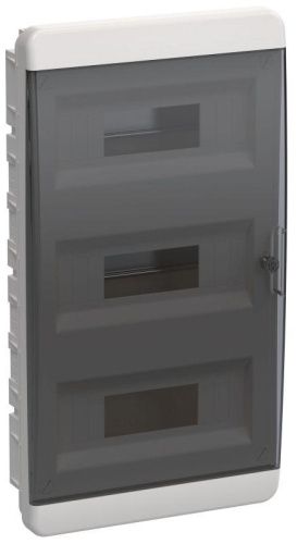 корпус пластиковый щрв-п-36 ip41 черн. прозр. дверь tekfor iek  tf5-kp12-v-36-41-k01-k03 от магазина Штепсель и батарейка.