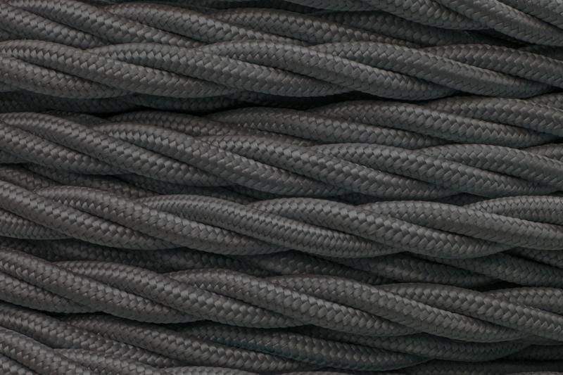 провод 2х1.5 графит матов. (уп.150м) bironi b1-424-713-150 от магазина Штепсель и батарейка.