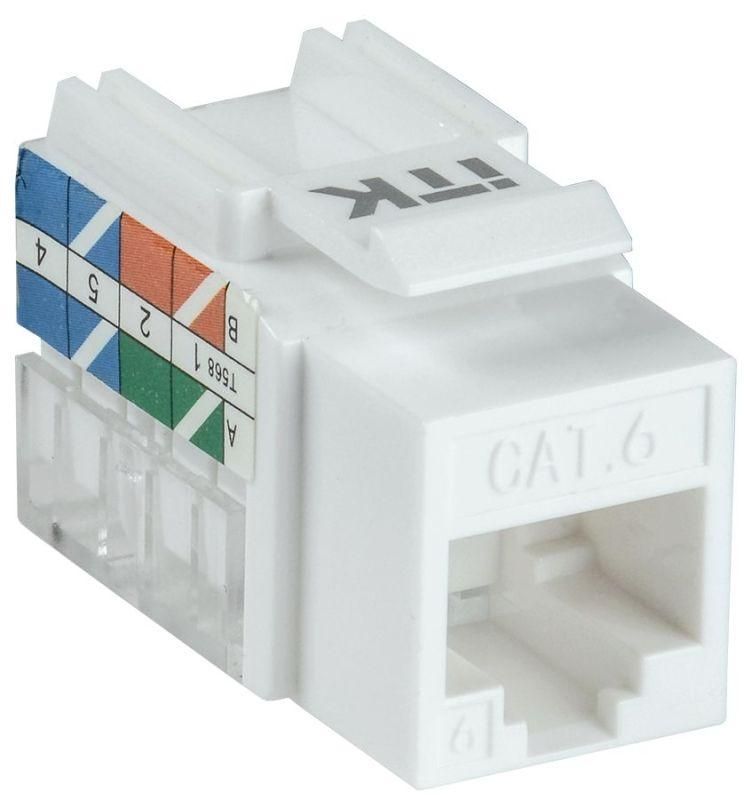 модуль keystone jack кат. 6 utp 110 idc 90град. itk cs1-1c06u-11 от магазина Штепсель и батарейка.