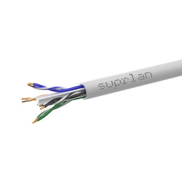 кабель витая пара u/utp кат.6 4х2х23awg solid cu lszh нг(а)-hf indoor six (м) suprlan 01-1030-1 от магазина Штепсель и батарейка.
