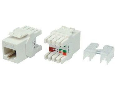 вставка keystone jack rj45 (8p8c) кат.5e kj8-8p8c-c5e-180-wh тип 180град. бел. hyperline 426192 от магазина Штепсель и батарейка.