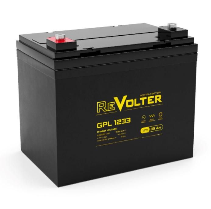 аккумулятор 12в 33а.ч gpl 1233 revolter 4614040030036 от магазина Штепсель и батарейка.