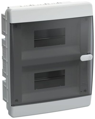 корпус пластиковый щрв-п-18 ip41 черн. прозр. дверь union compact iek uic-kp12-v-18-41-k01 от магазина Штепсель и батарейка.