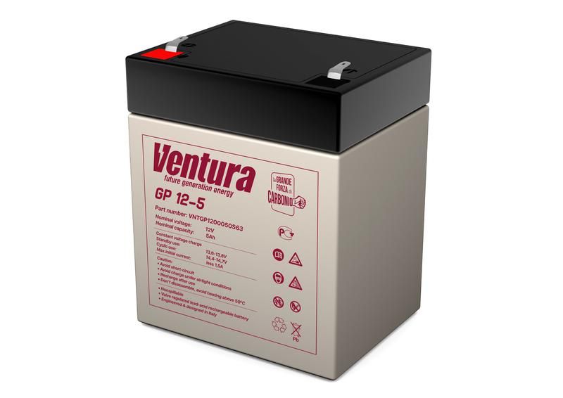 аккумулятор 12в 5а.ч gp 12-5 ventura от магазина Штепсель и батарейка.