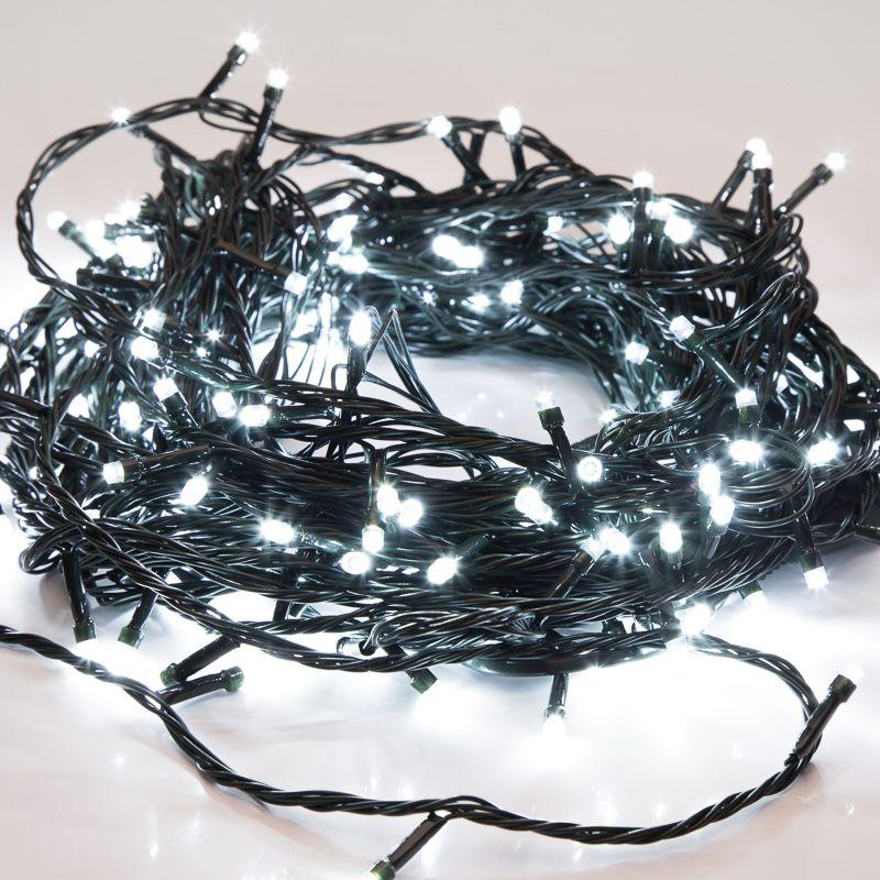 гирлянда светодиодная "твинкл лайт" 6м 40led бел. 5.1вт 220-240в ip20 с контроллером 8 режимов провод пвх темн. зел. neon-night 303-025 от магазина Штепсель и батарейка.