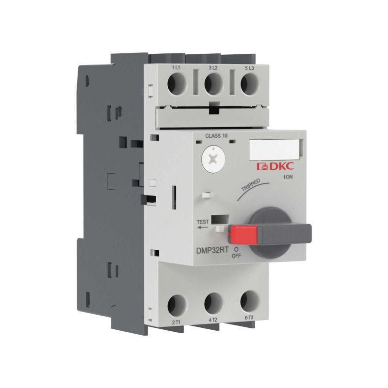 выключатель автоматический защиты двигателя yon dmp32rt с уставкой 4-6.3a 3p 100ка yon dmp32rt-6p30 от магазина Штепсель и батарейка.