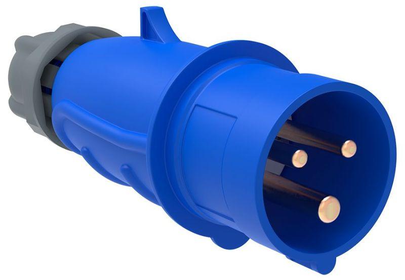 вилка эл. каб. 32а 2p+pe 220в ip44 magnum сси-023 iek psn01-032-3 от магазина Штепсель и батарейка.