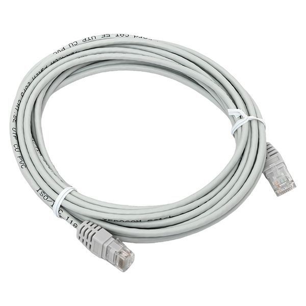 патч-корд кат.5e utp неэкранир. pvc 1гбит/с 5м сер. teracom ekf trc-5eutp-pvc-5m-gy от магазина Штепсель и батарейка.