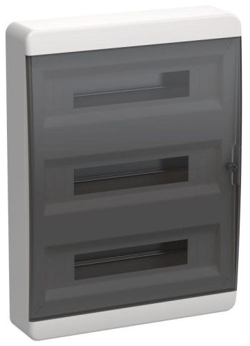корпус пластиковый щрн-п-54 ip41 черн. прозр. дверь tekfor iek tf5-kp12-n-54-41-k01-k03 от магазина Штепсель и батарейка.