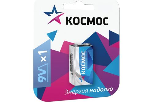 элемент питания 6lr61 (крона) alkaline космос от магазина Штепсель и батарейка.