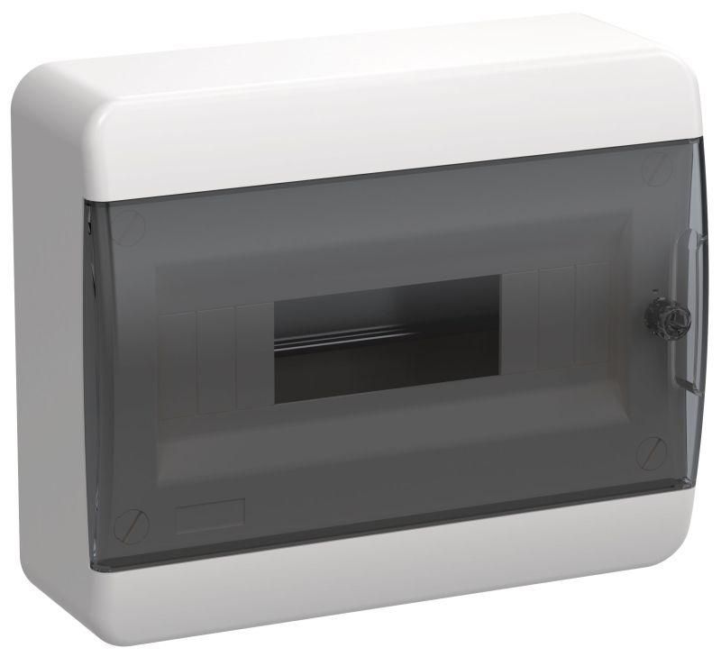корпус пластиковый щрн-п-12 ip41 черн. прозр. дверь tekfor iek tf5-kp12-n-12-41-k01-k03 от магазина Штепсель и батарейка.
