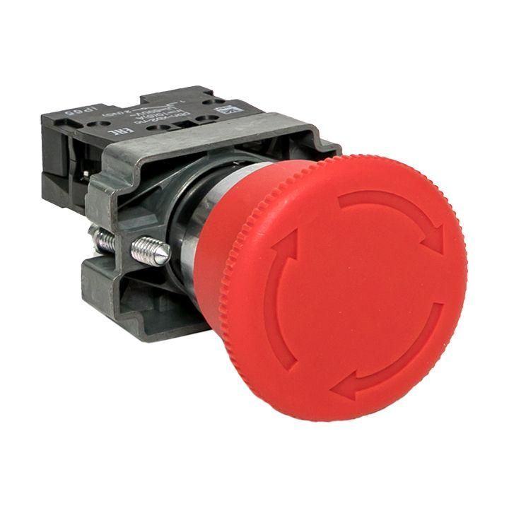 кнопка "грибок" bs542 nc ip65 поворотн. красн. proxima ekf xb2-bs542-65 от магазина Штепсель и батарейка.