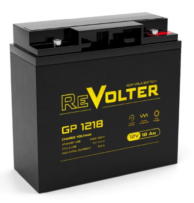 аккумулятор 12в 18а.ч gp 1218 revolter 4614040020019 от магазина Штепсель и батарейка.