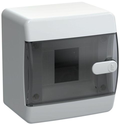 корпус пластиковый щрн-п-4 ip41 черн. прозр. дверь union compact iek uic-kp12-n-04-41-k01 от магазина Штепсель и батарейка.