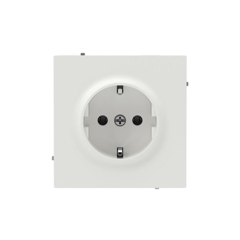розетка силовая kant 2p+e без шторки бел. песок dkc 7010033 от магазина Штепсель и батарейка.