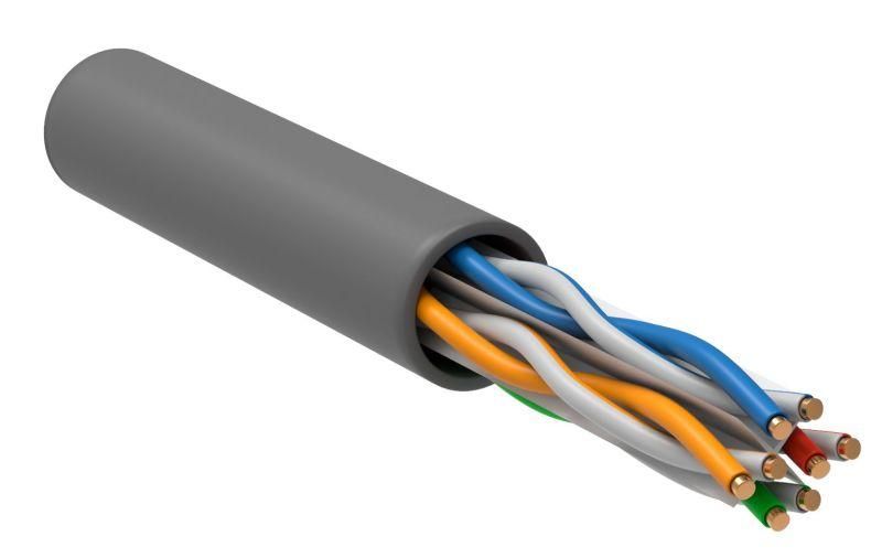 кабель витая пара u/utp кат.6 4х2х23awg solid cu pvc сер. (м) itk lc1-c604-111 от магазина Штепсель и батарейка.