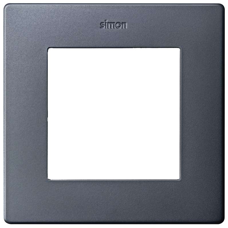 рамка 1-м simon24 графит 2400610-038 от магазина Штепсель и батарейка.