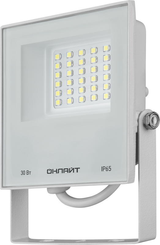 прожектор светодиодный 90 135 ofl-30-6k-wh-ip65-led 30вт 6000к ip65 2400лм бел. онлайт 90135 от магазина Штепсель и батарейка.