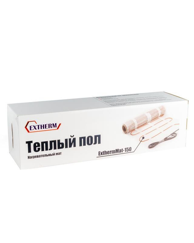 комплект "теплый пол" (мат) двухжил. 150вт/кв.м exthermmat 150-75-0.5 от магазина Штепсель и батарейка.