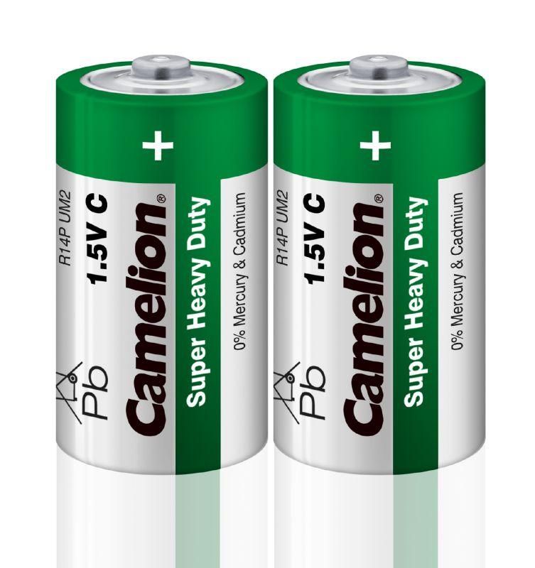 элемент питания солевой c/r14 r14p-sp2g 1.5в sr-2 (уп.2шт) camelion 1661 от магазина Штепсель и батарейка.
