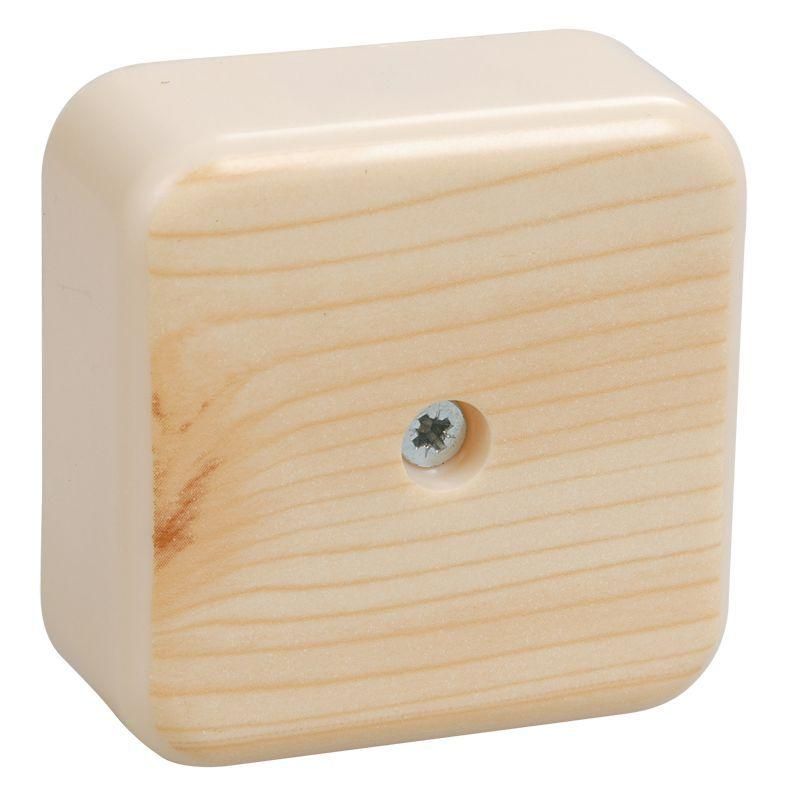 коробка распаячная оп 50х50х20 ip20 км41206-04 (4 клем. 3кв.мм) сосна iek uko10-050-050-020-k34 от магазина Штепсель и батарейка.