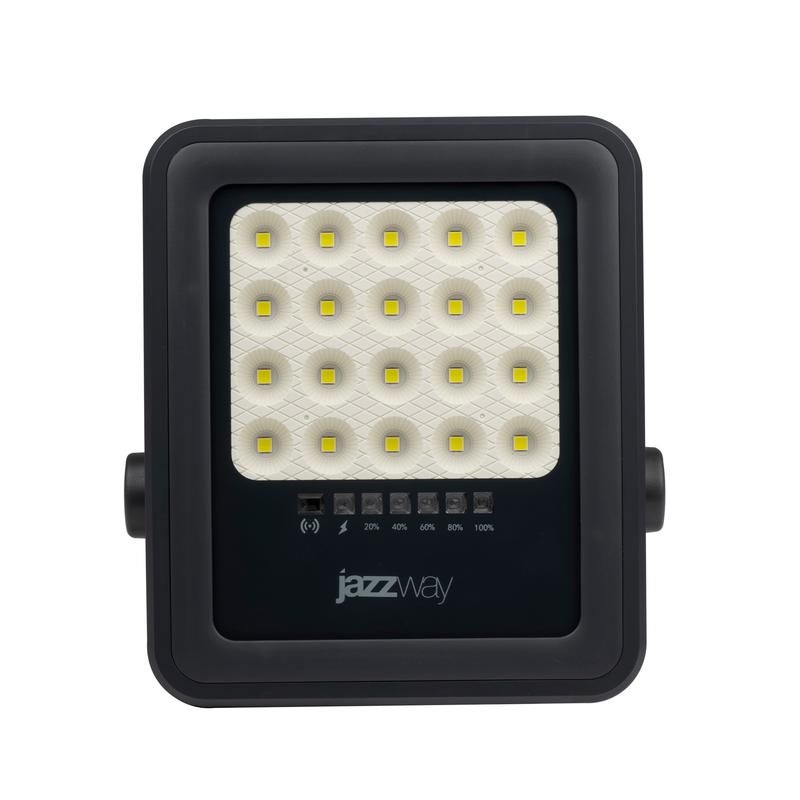 прожектор светодиодный pfl solar 02 50 6500к gr ip65 до с солнечн. панелью и пультом pro+ jazzway 5058460 от магазина Штепсель и батарейка.