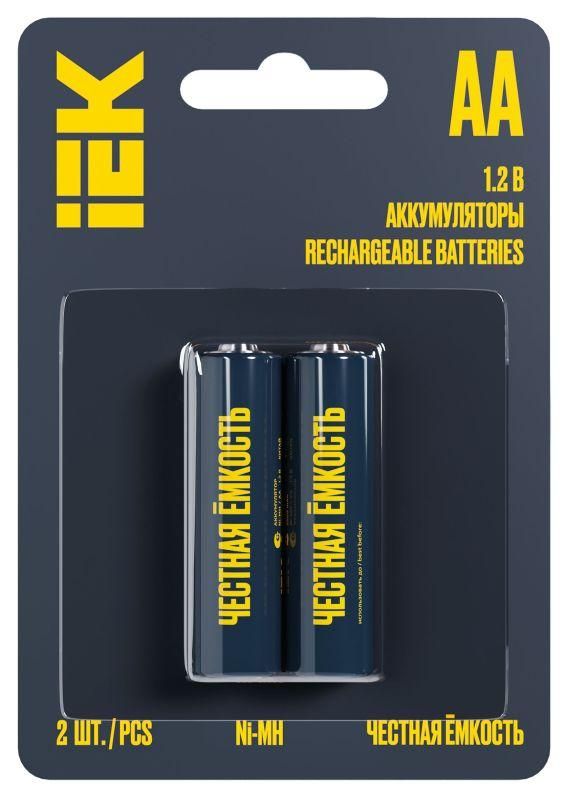 аккумулятор green ni-mh aa 2700мач (блист.2шт) iek aak-nimh-06-2700-l02 от магазина Штепсель и батарейка.