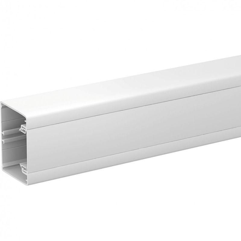 короб 75х55мм с крышкой ol45 пвх ral9003 (дл.2м) sche ism10100p от магазина Штепсель и батарейка.