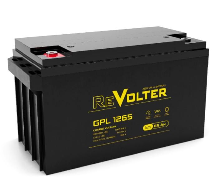 аккумулятор 12в 65а.ч gpl 1265 revolter 4614040030040 от магазина Штепсель и батарейка.