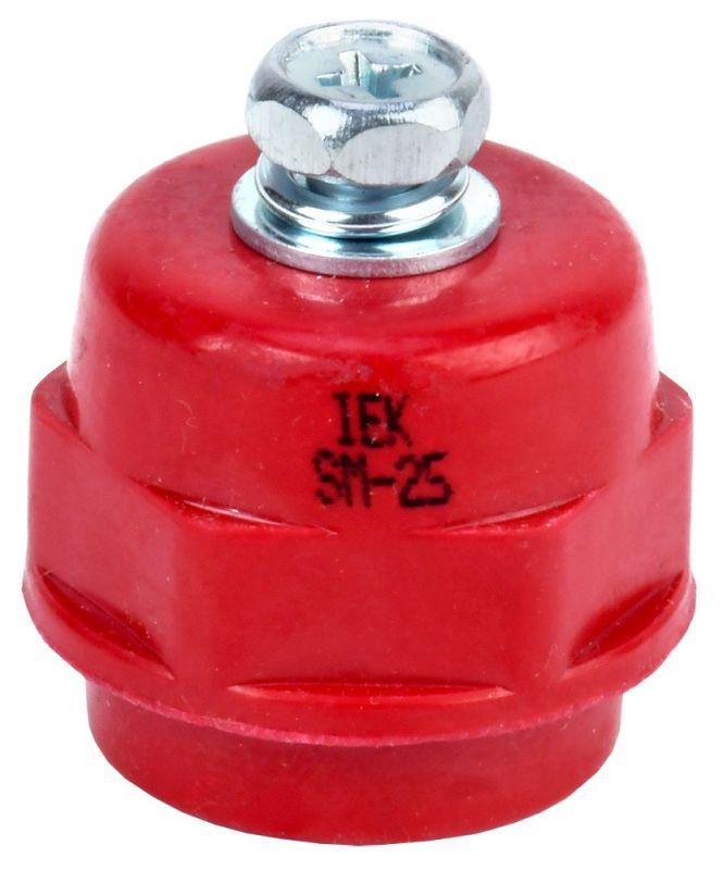изолятор sm25 (м6) силовой с болтом iek yis11-25-06-b от магазина Штепсель и батарейка.