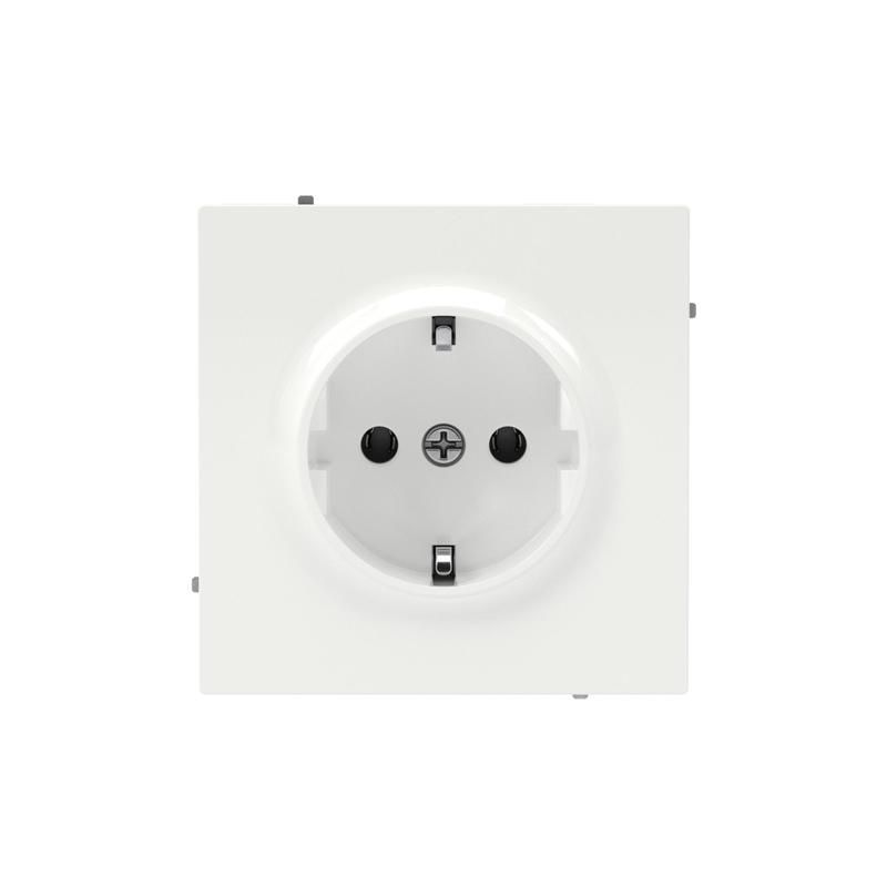 розетка силовая kant 2p+e без шторки бел. магнолия dkc 7000033 от магазина Штепсель и батарейка.