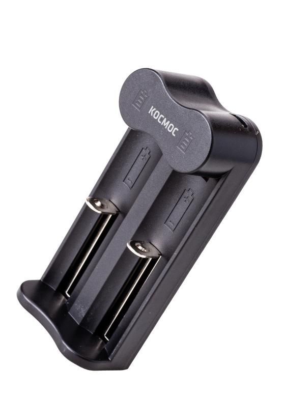 устройство зарядное автоматическое для li-ion аккумуляторов 2 слота космос koc701usb от магазина Штепсель и батарейка.