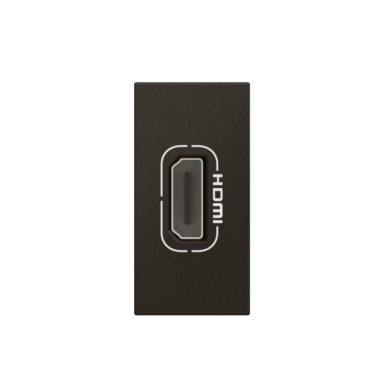 розетка 1мод. hdmi mosaic со шнуром черн. leg 079478l от магазина Штепсель и батарейка.