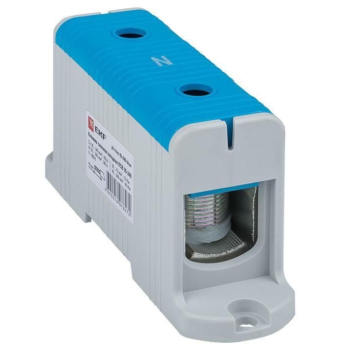 клемма силовая вводная ксв 35-240кв.мм син. ekf plc-kvs-35-240-blue от магазина Штепсель и батарейка.