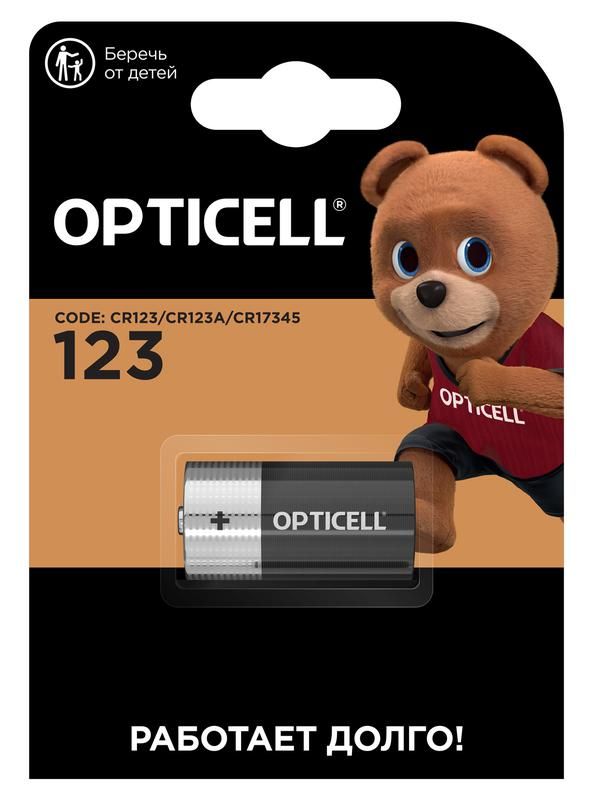 элемент питания литиевый cr123 3в (блист.1шт) specialty opticell 5060014 от магазина Штепсель и батарейка.