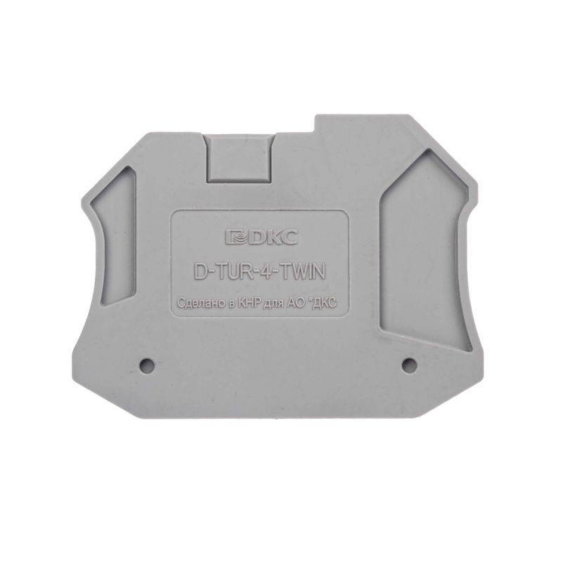 изолятор торцевой для клемм tur-2.5-twin (уп.100шт) dkc d-tur-2.5-twin от магазина Штепсель и батарейка.