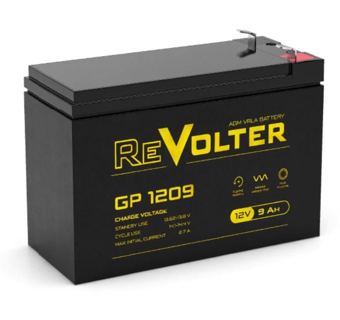 аккумулятор 12в 9а.ч gp 1209 revolter 4614040020016 от магазина Штепсель и батарейка.