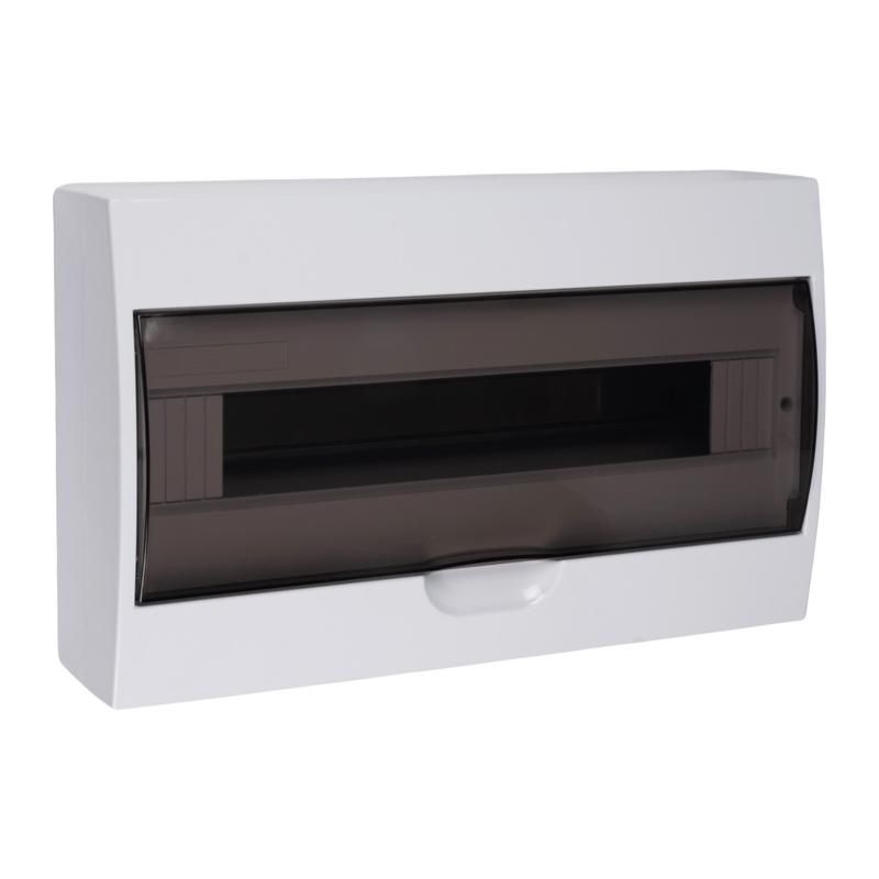 бокс модульный накладной pdb/w 1018 wh (щрн-п-18) ip41 пластик. pro jazzway 5071681 от магазина Штепсель и батарейка.