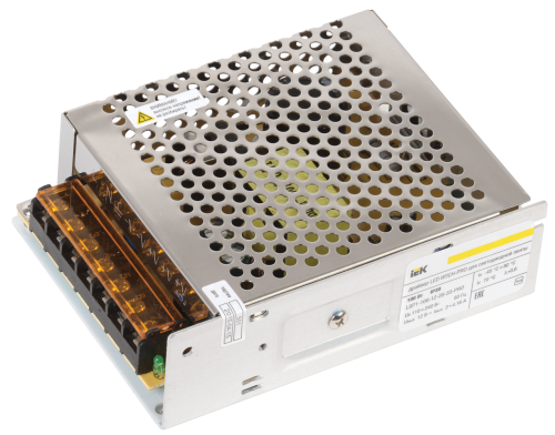 iek драйвер 12v 100вт ip20 55х24х29 led ипсн-pro блок - клеммы iek от магазина Штепсель и батарейка.
