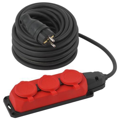 удлинитель 3х20м с заземл. ip44 кг 3х1.5 каучук uk-3e-3x1.5-20m-ip44(kg) эра б0057581 от магазина Штепсель и батарейка.