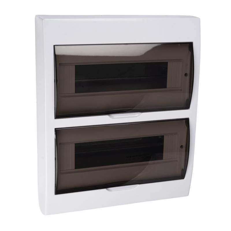 бокс модульный накладной pdb/w 1024 wh (щрн-п-24) ip41 пластик. pro jazzway 5071698 от магазина Штепсель и батарейка.