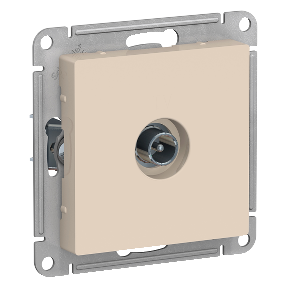 механизм розетки tv atlas design оконечный 1db беж. sche atn000291 от магазина Штепсель и батарейка.