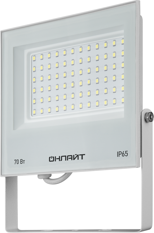 прожектор светодиодный 90 138 ofl-70-6k-wh-ip65-led 70вт 6000к ip65 5600лм бел. онлайт 90138 от магазина Штепсель и батарейка.