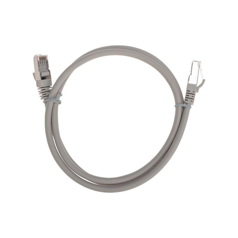 патч-корд f/utp кат.6 rj45-rj45 26awg lszh 1м сер. rexant 02-0210-1 от магазина Штепсель и батарейка.