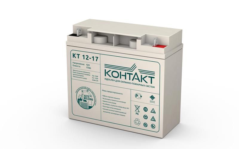 аккумулятор опс 12в 17а.ч кт 12-17 контакт от магазина Штепсель и батарейка.