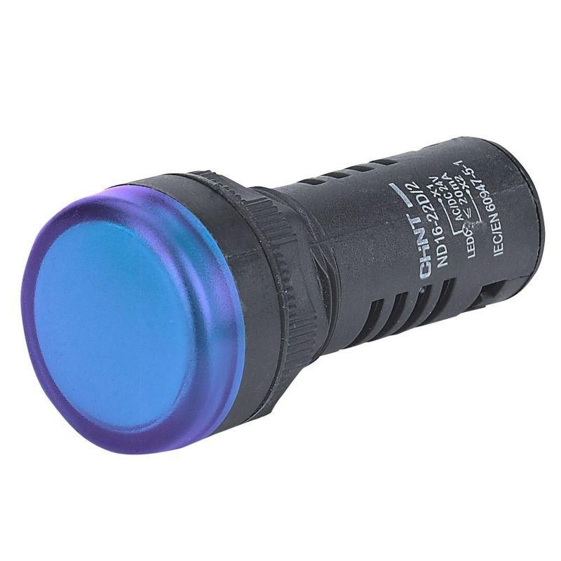 индикатор nd16-22d/2 син. ac/dc 230в (r) chint 593074 от магазина Штепсель и батарейка.