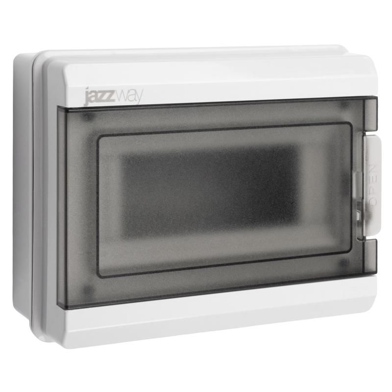бокс модульный накладной pdb/w 3008 gr (щрн-пг- 8) ip65 пластик. pro jazzway 5071988 от магазина Штепсель и батарейка.