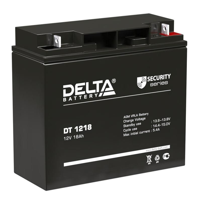 аккумулятор опс 12в 18а.ч dt 1218 delta 4614010040015 от магазина Штепсель и батарейка.